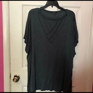 Plus size jersey tee shirt